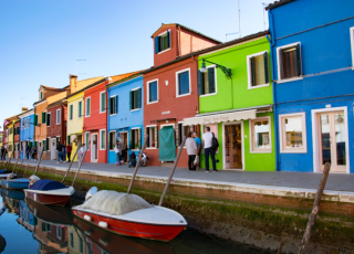 Fotoreise Venedig - bunte Haäser auf Burano